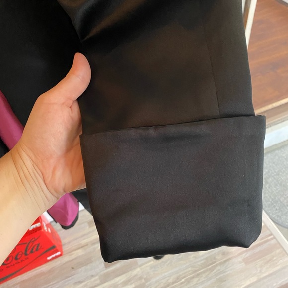 Vintage style black satin coat - Picture 4 of 4